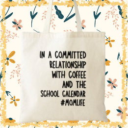 Tote Bag Café Busy Maman Amusante Fête des Mères Cadeau