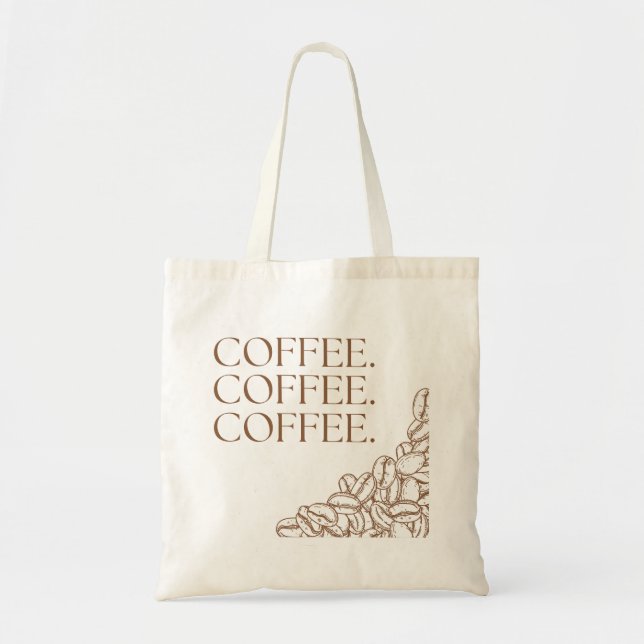 Tote Bag Café Café Café  (Devant)