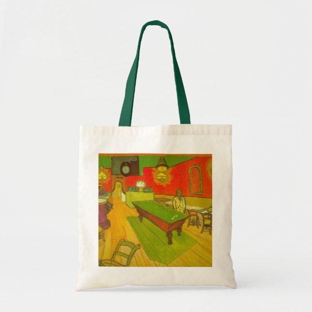 Tote Bag Café de Nuit par Vincent van Gogh (Devant)