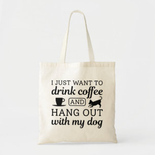 Tote Bag Café Et Chien
