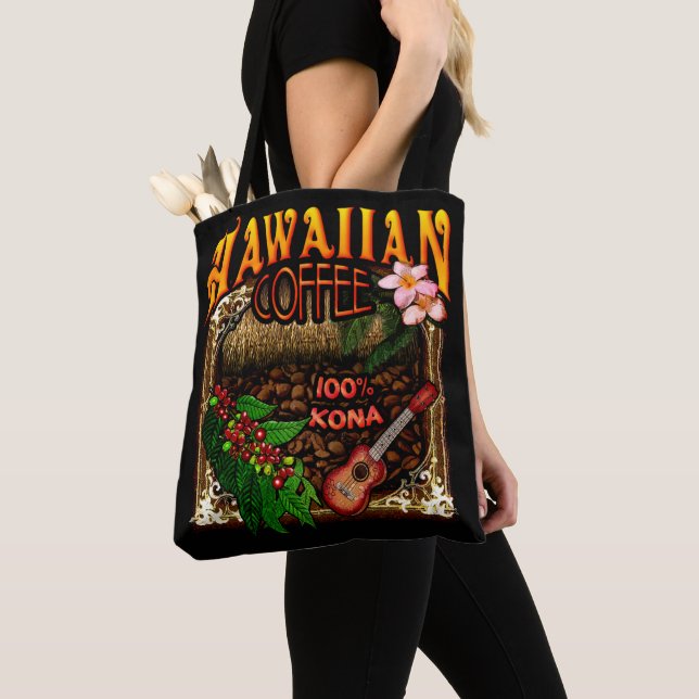 Tote Bag Café hawaïen (De près)