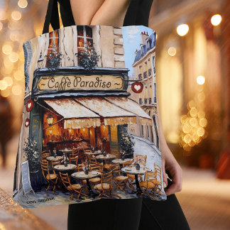Tote Bag Café italien aquarelle Amoureux du café
