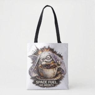 Tote Bag Café Lapin de l'Espace Mignon Halloween Magique