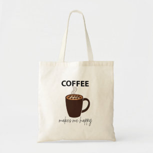 Tote Bag Café Me Rend Heureux Café 
