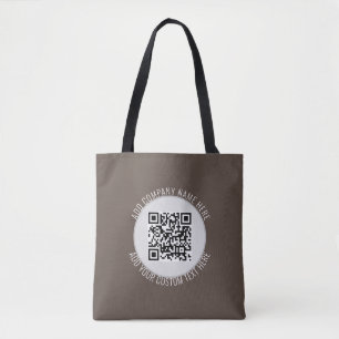 Tote Bag Cafe Moderne Sans Contact Scannez-Moi Qr Sans Cont