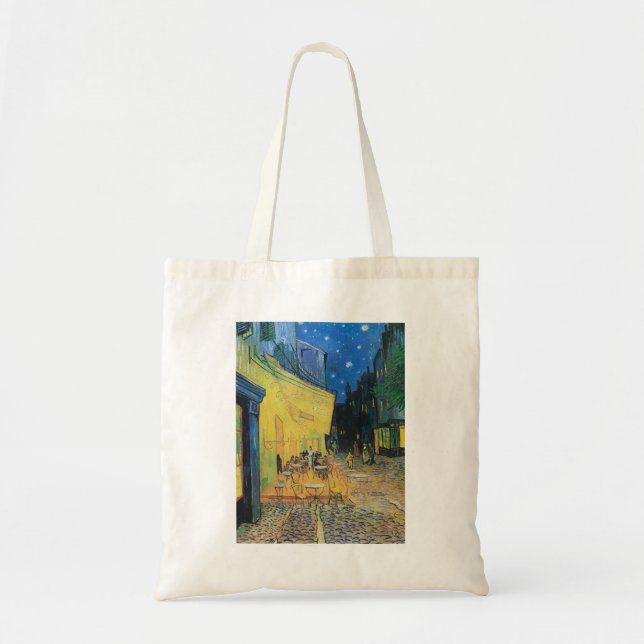 Tote Bag Café Terrasse de Van Gogh le soir (Devant)