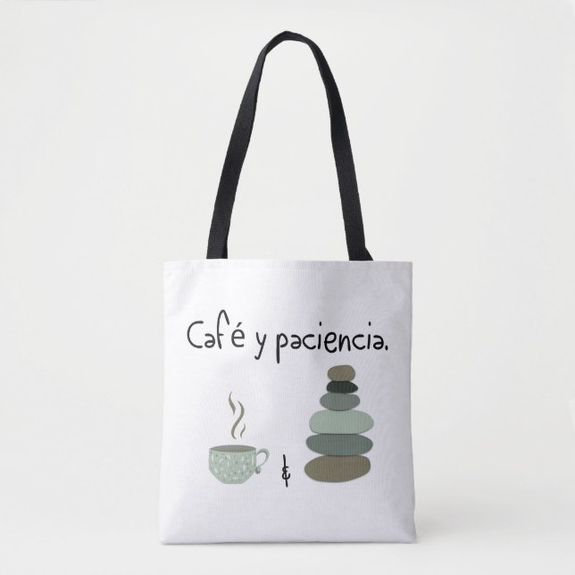 Tote Bag Café y Paciencia (Devant)