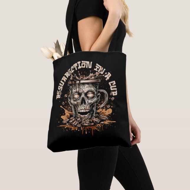 Tote Bag Café Zombie (De près)