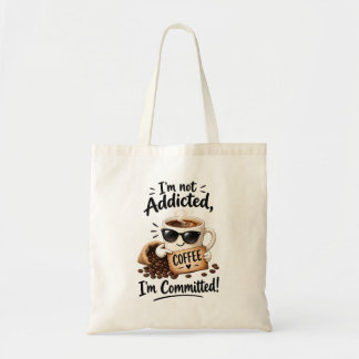 Tote Bag Caféholique Café