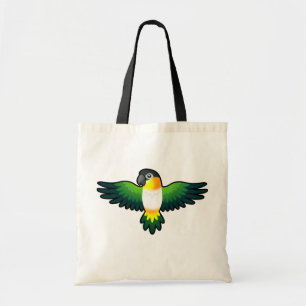 Tote Bag Caïque/perruche/Pionus/perroquet de bande dessin