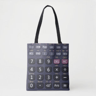 Tote Bag Calculatrice scientifique