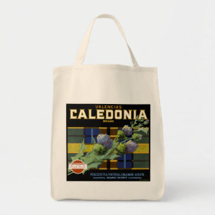 Tote Bag Caledonia Orange Étiquette
