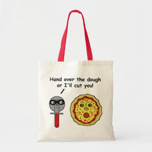Tote Bag Calembour drôle de la pâte de coupeur de pizza