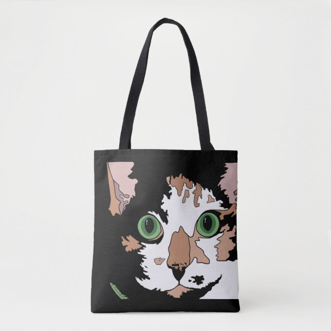 Tote Bag Calico Cat (Devant)