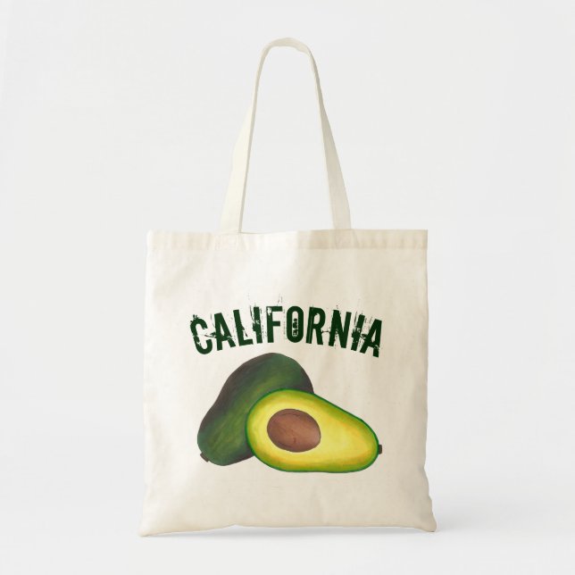 Tote Bag California Cali Avocado Avocadoes (Devant)