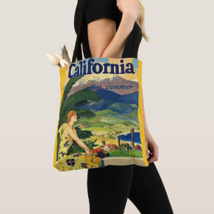 Tote Bag Californie Cet été Vintage voyage