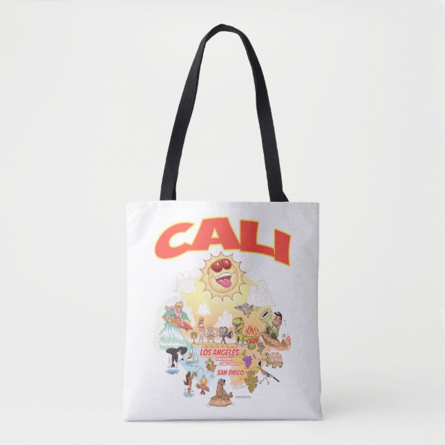 Tote Bag Californie du Sud CALI (Devant)