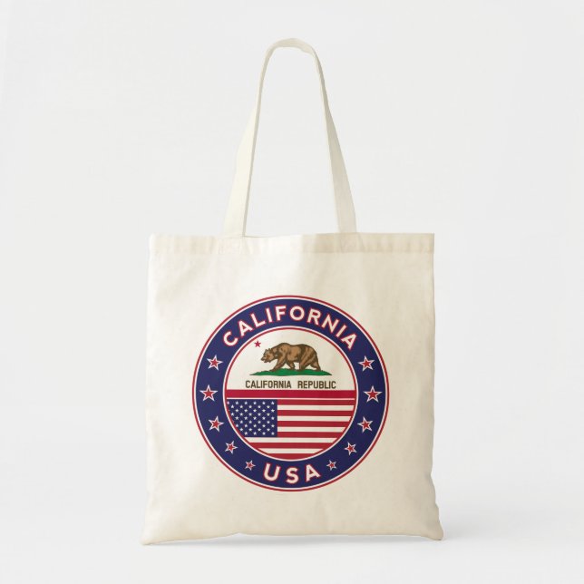 Tote Bag Californie, États-Unis, Californie t-shirt (Devant)