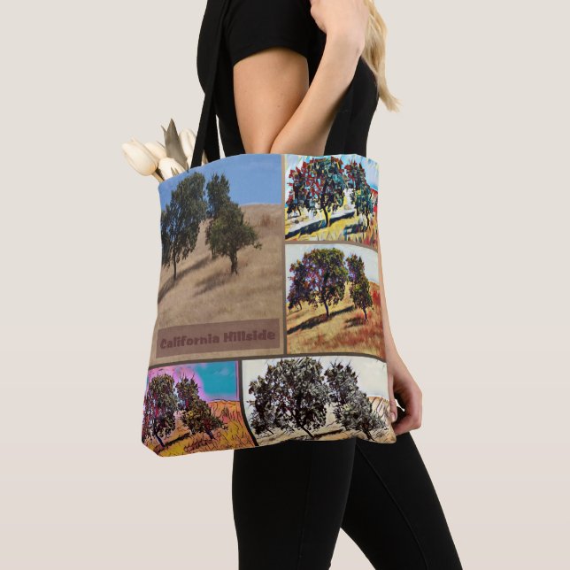 Tote Bag Californie Hillside (De près)