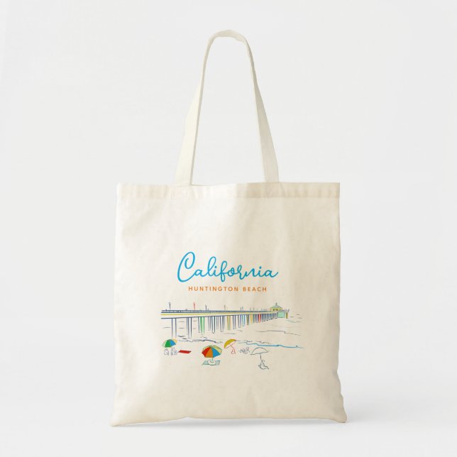 Tote Bag Californie Huntington Beach (Devant)