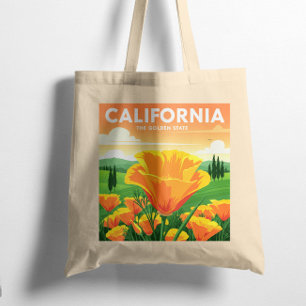 Tote Bag Californie vintage
