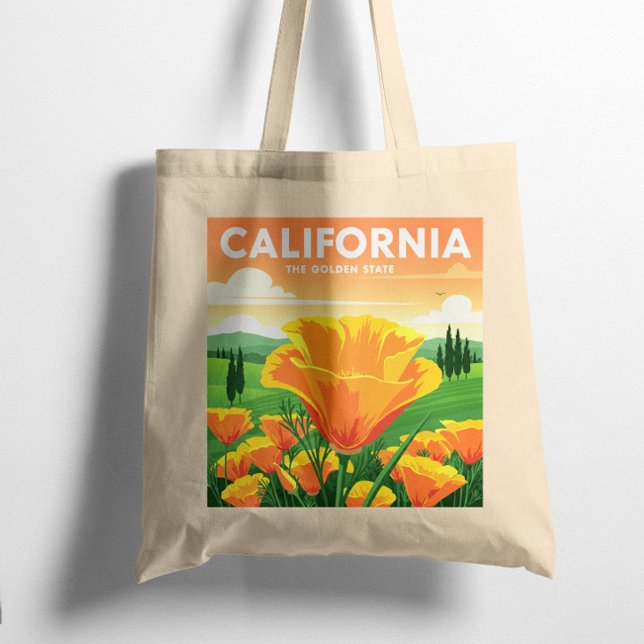Tote Bag Californie vintage (Créateur téléchargé)