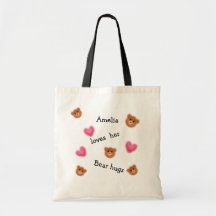 Câlins d'ours personnalisés