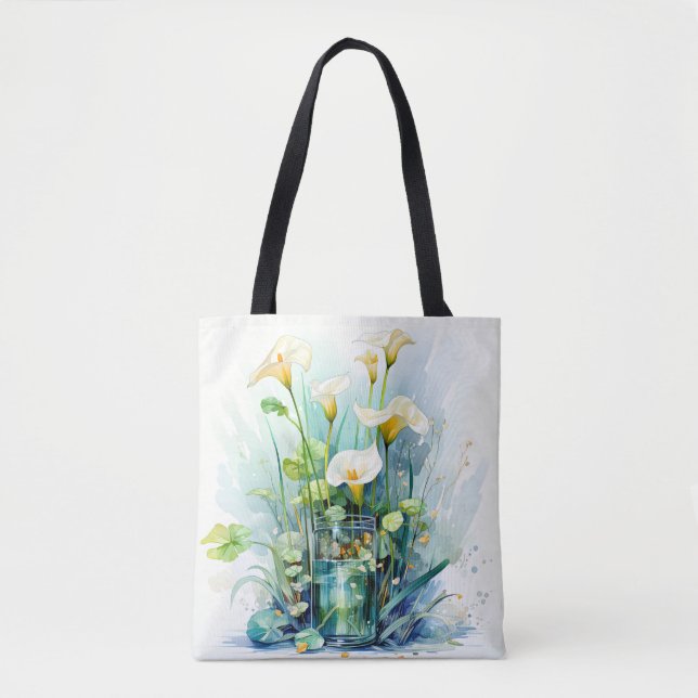 Tote Bag Calla Lilies, Jolie Floraison (Devant)