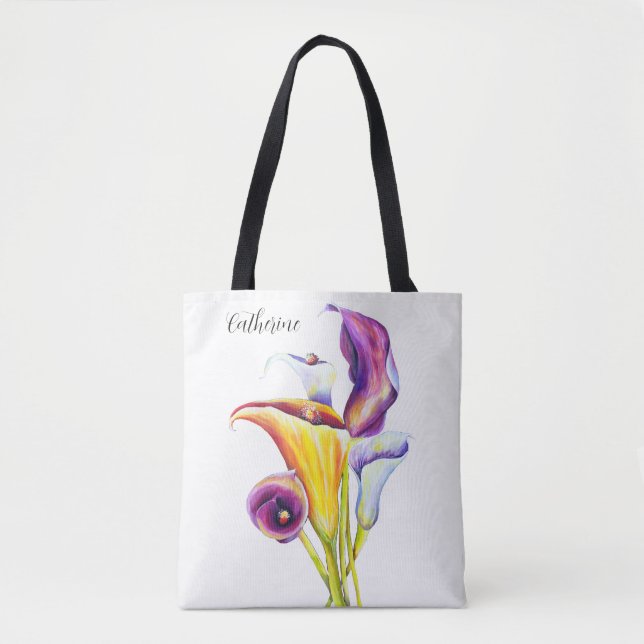 Tote Bag Calla Lillies (Devant)