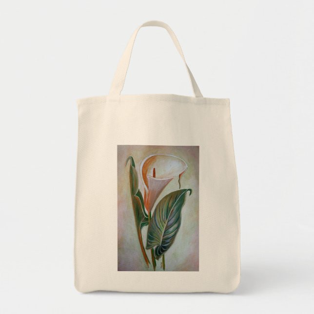 Tote Bag Calla Lily Beau Art Botanique (Devant)