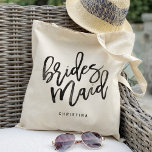 Tote Bag Calligraphie Bridemaid<br><div class="desc">Découvrez plus de 200 styles populaires de sacs fourre-tout mariages de la collection "Sacs fourre-tout Mariages" de ma boutique. sacs fourre-tout mariages, sacs fourre-tout mariages, fleuris, rustiques, sac fourre-tout rustiques, nom, sac fourre-tout personnalisés, , salle de sac fourre-tout, douche à la nuptiale, de vacances, mariage, , mariage, d'accueil, d'accueil, ,...</div>