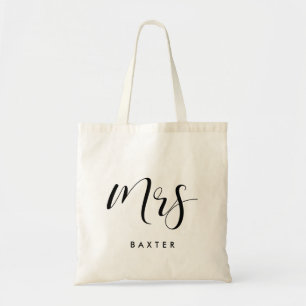 Tote Bag Calligraphie élégante Mme.