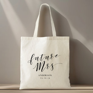 Tote Bag Calligraphie Moderne Future Mrs.