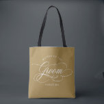 Tote Bag Calligraphie moderne or Mère de la Salle<br><div class="desc">Une mère intemporelle et élégante du sac fourre-tout cadeau du marié avec un script de calligraphie raffiné sur un arrière - plan classique,  parfait pour une célébration mariage formelle et sophistiquée. Pour la personnalisation ou des produits supplémentaires avec ce design,  n'hésitez pas à me contacter.</div>