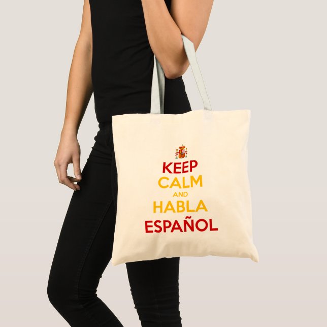 Tote Bag Calme et Habla Español (Devant (produit))