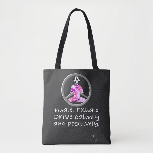 Tote Bag Calme Voiture Ride Accueil Berry Yogurt Soccer (Devant)
