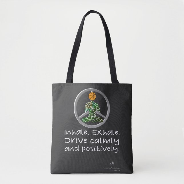 Tote Bag Calme Voiture Ride Accueil Parcours En Bois (Devant)