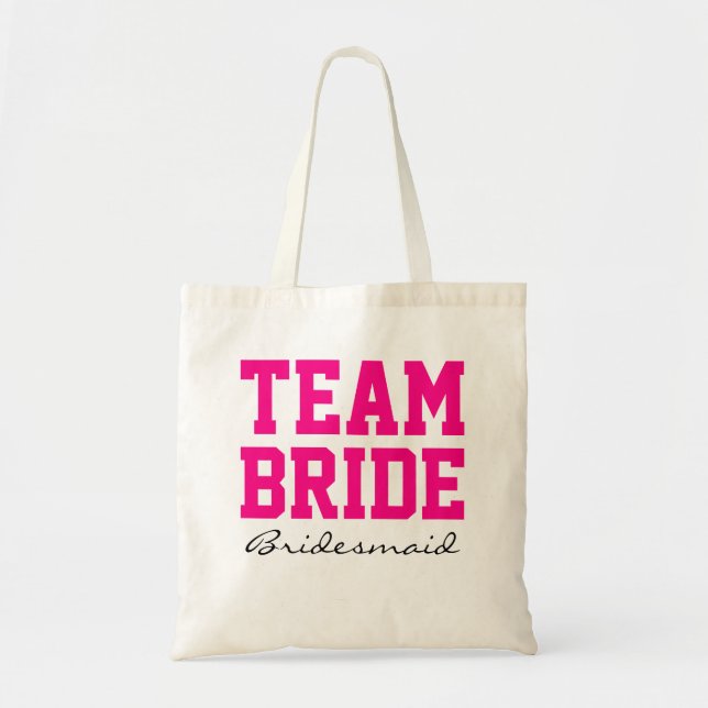 Tote Bag Camarade de mariées femme de ménage personnalisée  (Devant)