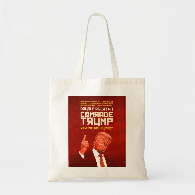 Tote Bag Camarade Trump : le double agent (la marionnette d (Devant)