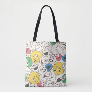 Tote Bag Camarades de la rue Sésame   Motif principal gross