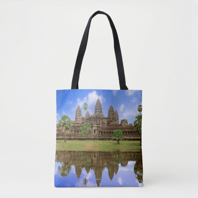Tote Bag Cambodge, Kampuchea, temple d'Angkor Wat (Devant)