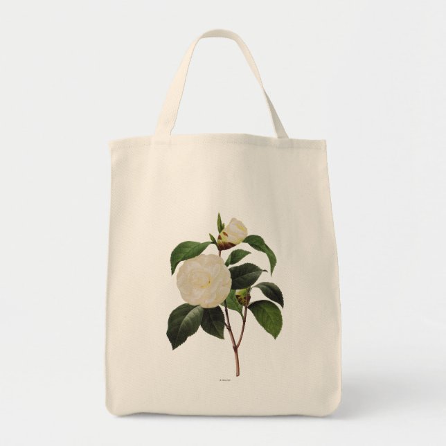 Tote Bag Camélia blanc, 1833 (Devant)