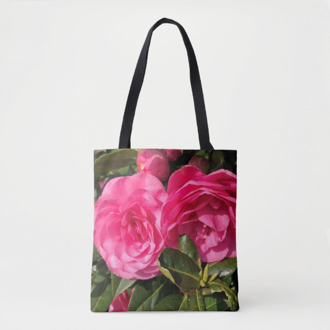 Tote Bag Camellia rose (Devant)