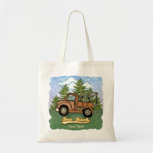 Tote Bag Camion de remorquage classique ancien (Devant)