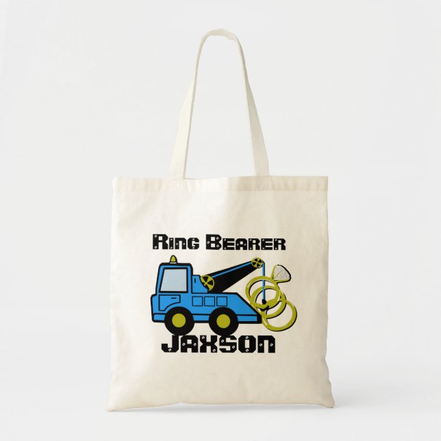 Tote Bag Camion de remorquage de porte-bagues (Devant)