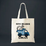 Tote Bag Camion de vidange Bleu<br><div class="desc">Les petits garçons adorent les camions,  et ce camion à benne bleue est particulièrement pour le porteur de ceinture. Ajoutez son nom et remplissez-le de goodies amusantes. Faites un grand cadeau de remerciement pour votre petit gars préféré.</div>