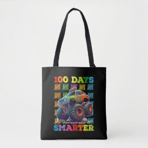 Tote Bag Camion Monstre 100 Jours Plus Intelligent École 10