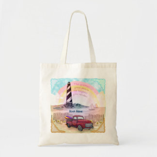 Tote Bag Camion Stormy Lighthouse