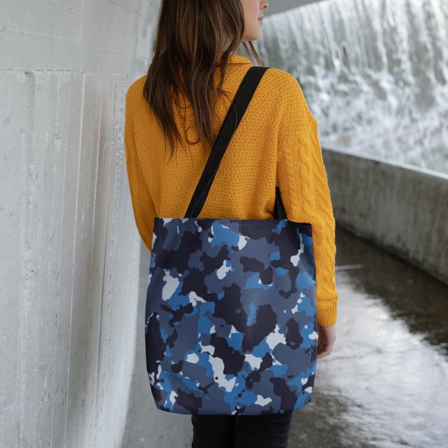 Tote Bag Camo bleu (Créateur téléchargé)