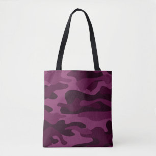Tote Bag Camo de couleur violette tyrienne